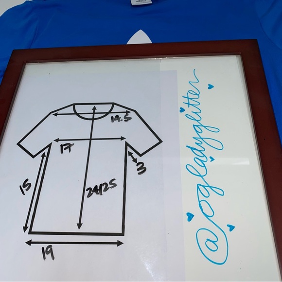 Adidas Blue Trefoil Tee - Picture 5 of 6